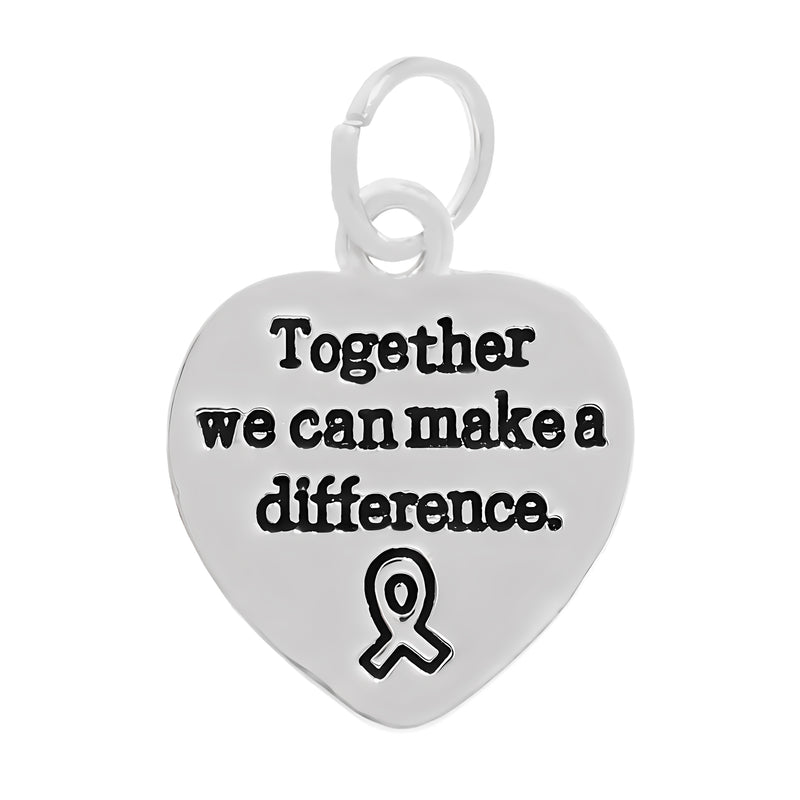 Difference Ribbon Awareness Charms
