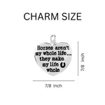 Horses Aren't My Whole Life Chunky Charm Bracelets - Fundraising For A Cause