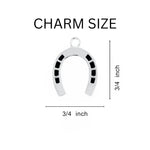 Horseshoe Charms Chain Link Style Bracelets - Fundraising For A Cause