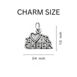 I Love To Cheer Leather Cord Bracelets - Fundraising For A Cause