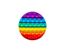 Load image into Gallery viewer, Bulk Packs of Circle Rainbow Popit Fidget Toys, Rainbow Gay Pride Toys