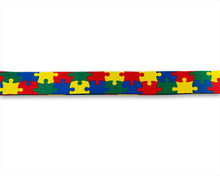 Load image into Gallery viewer, Autism Awareness Puzzle Piece Lanyards - Fundraising For A Cause