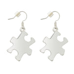 Autism Awareness Puzzle Piece Charm Earrings  