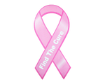 Large Find The Cure Pink Ribbon Breast Cancer Car Magnets - Fundraising For A Cause