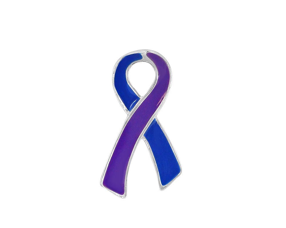 Blue and Purple Ribbon Pins for Pediatric Arthritis – Fundraising For A ...
