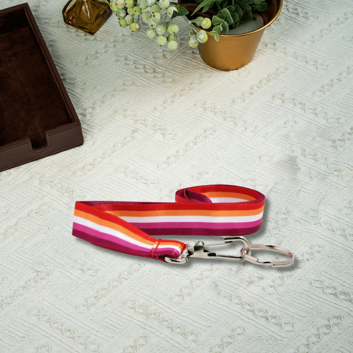 Lesbian Sunset Flag Lanyards - Fundraising For A Cause
