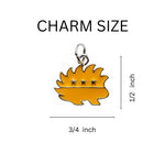Libertarian Gold Porcupine Chunky Charm Bracelets - Fundraising For A Cause