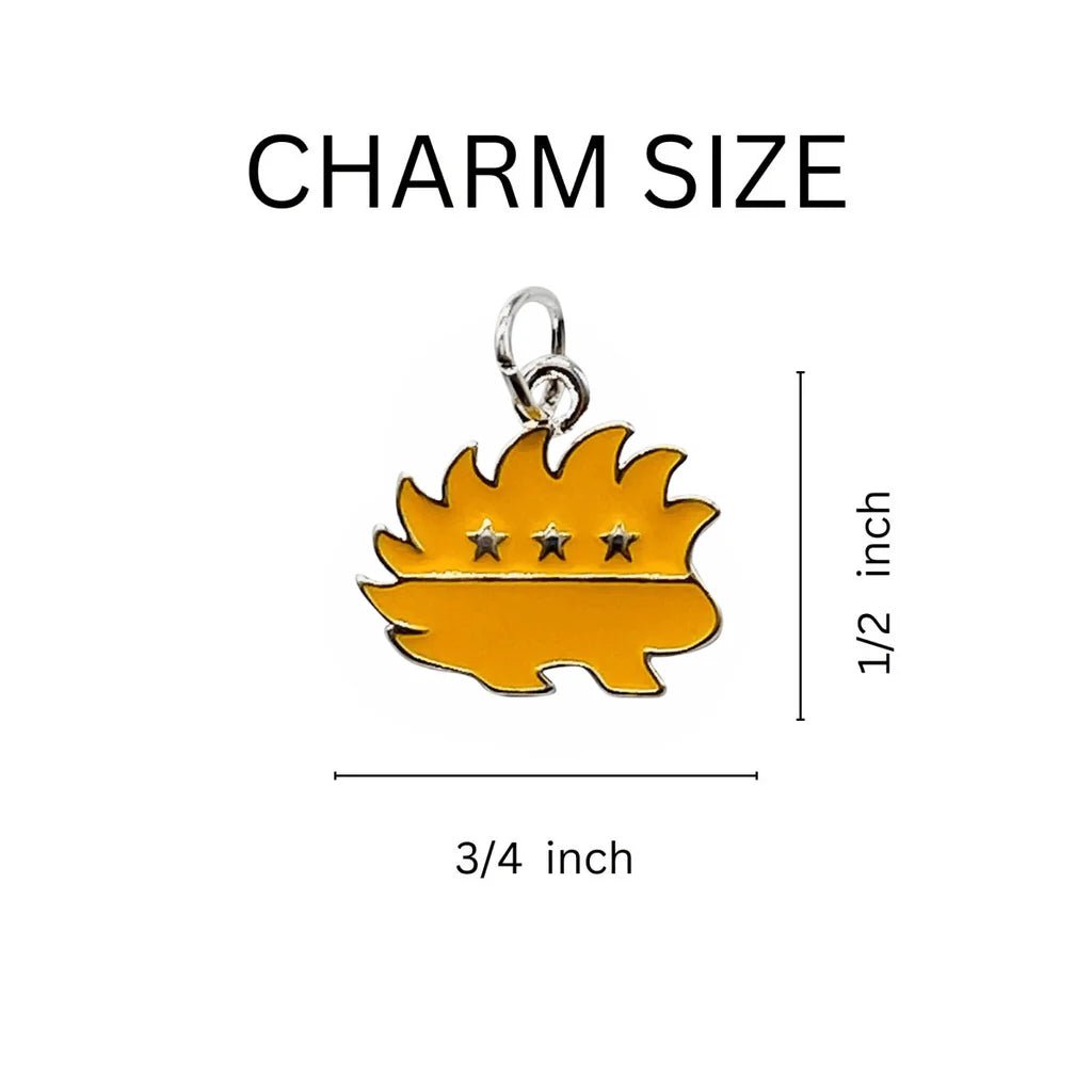 Libertarian Gold Porcupine Key Chains - Fundraising For A Cause