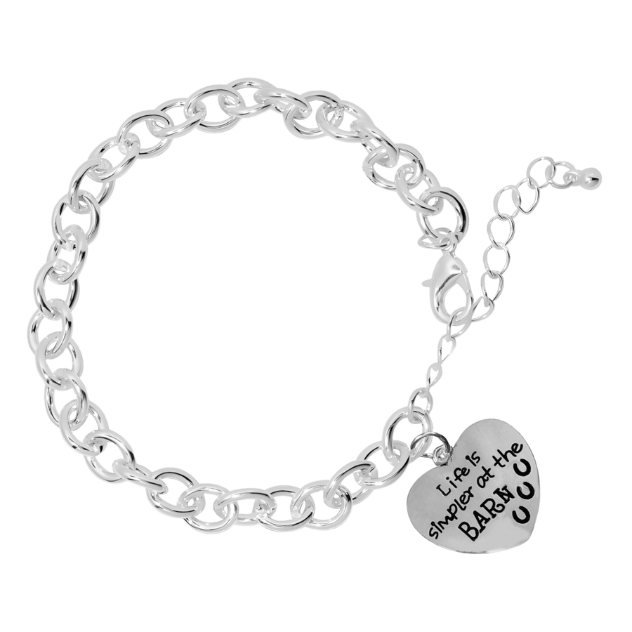 Life is Simpler at the Barn Chunky Charm Bracelets - Fundraising For A Cause