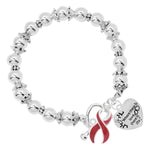 Multiple Myeloma Ribbon Charm Bracelets - Fundraising For A Cause