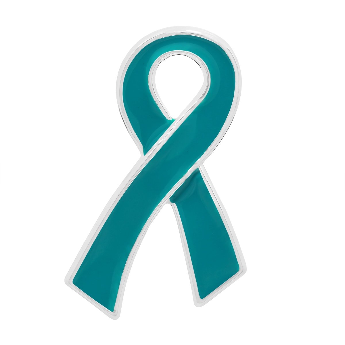 25 Pack Ovarian Cancer Ribbon Pins - Fundraising For A Cause
