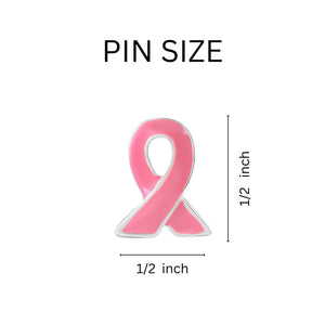 Small Pink Ribbon Lapel Pins - Fundraising For A Cause