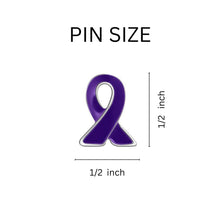 Load image into Gallery viewer, Alzheimer&#39;s Ribbon Lapel Pins - Fundraising For A Cause