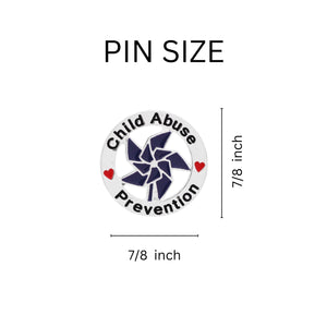 Child Abuse Prevention Blue Pinwheel Pins - Fundraising For A Cause