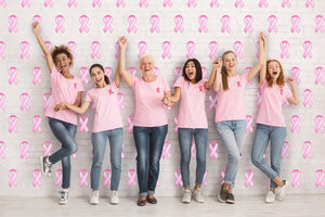Large Pink Ribbon Paper Ribbon Cutouts (50 Ribbons) - Fundraising For A Cause