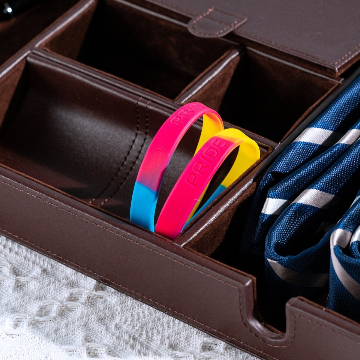 Pansexual Flag PRIDE Silicone Bracelet Wristbands - Fundraising For A Cause