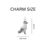 5 Pack Parrot Charm Chain Link Style Bracelets (5 Bracelets) - Fundraising For A Cause