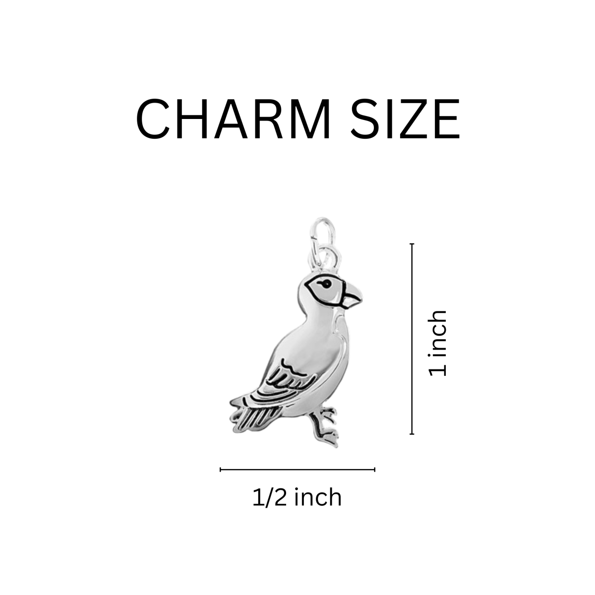5 Pack Parrot Charm Chain Link Style Bracelets (5 Bracelets) - Fundraising For A Cause