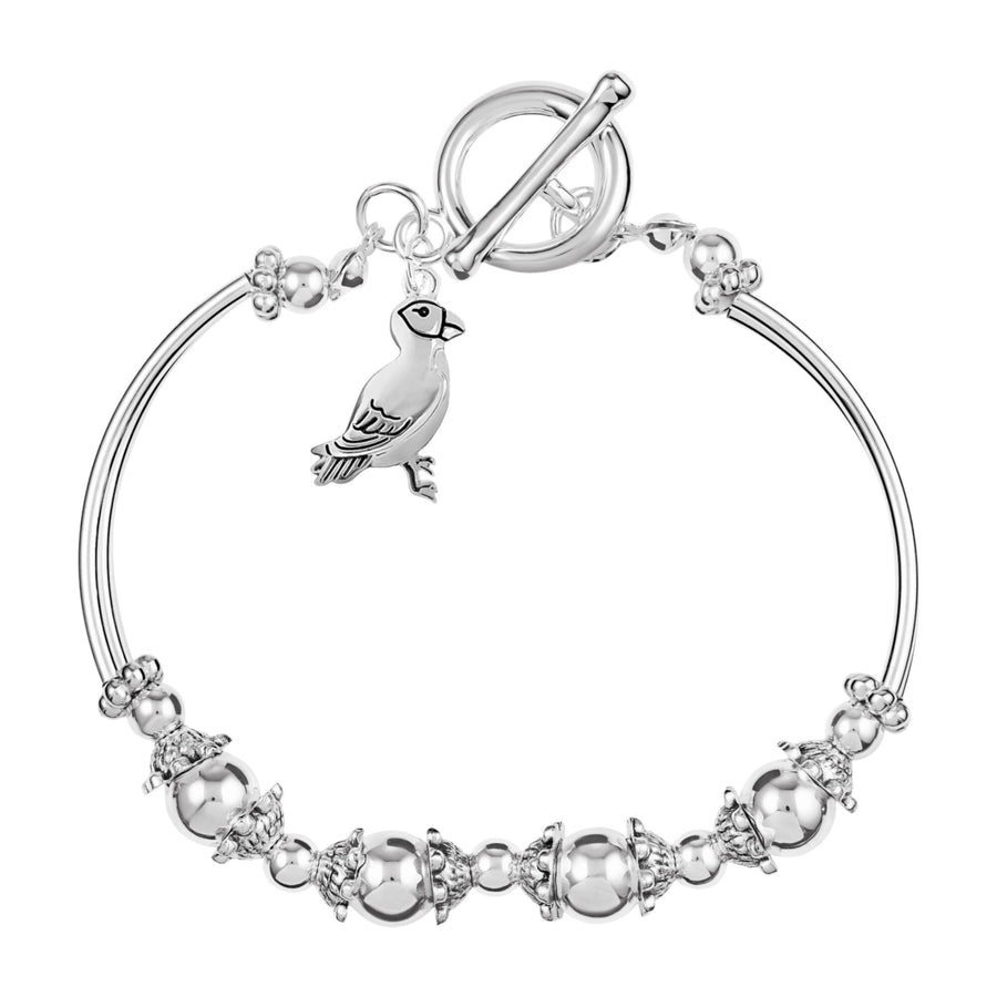 Parrot Charm Partial Beaded Bracelets - Fundraising For A Cause