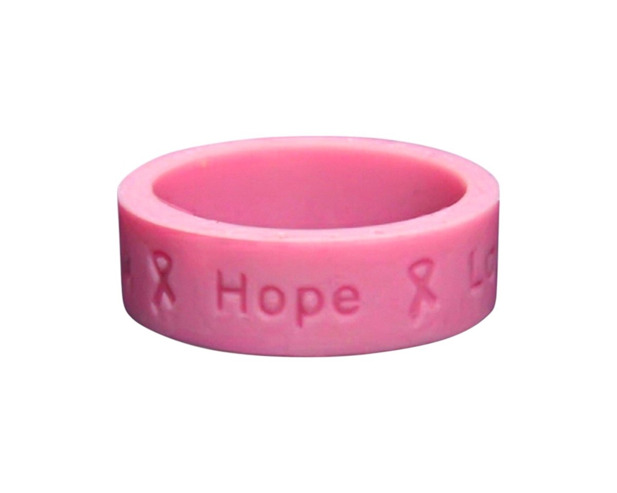 Breast Cancer Awareness Silicone Rings