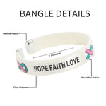 25 Pink & Teal Bangle Bracelets - Fundraising For A Cause