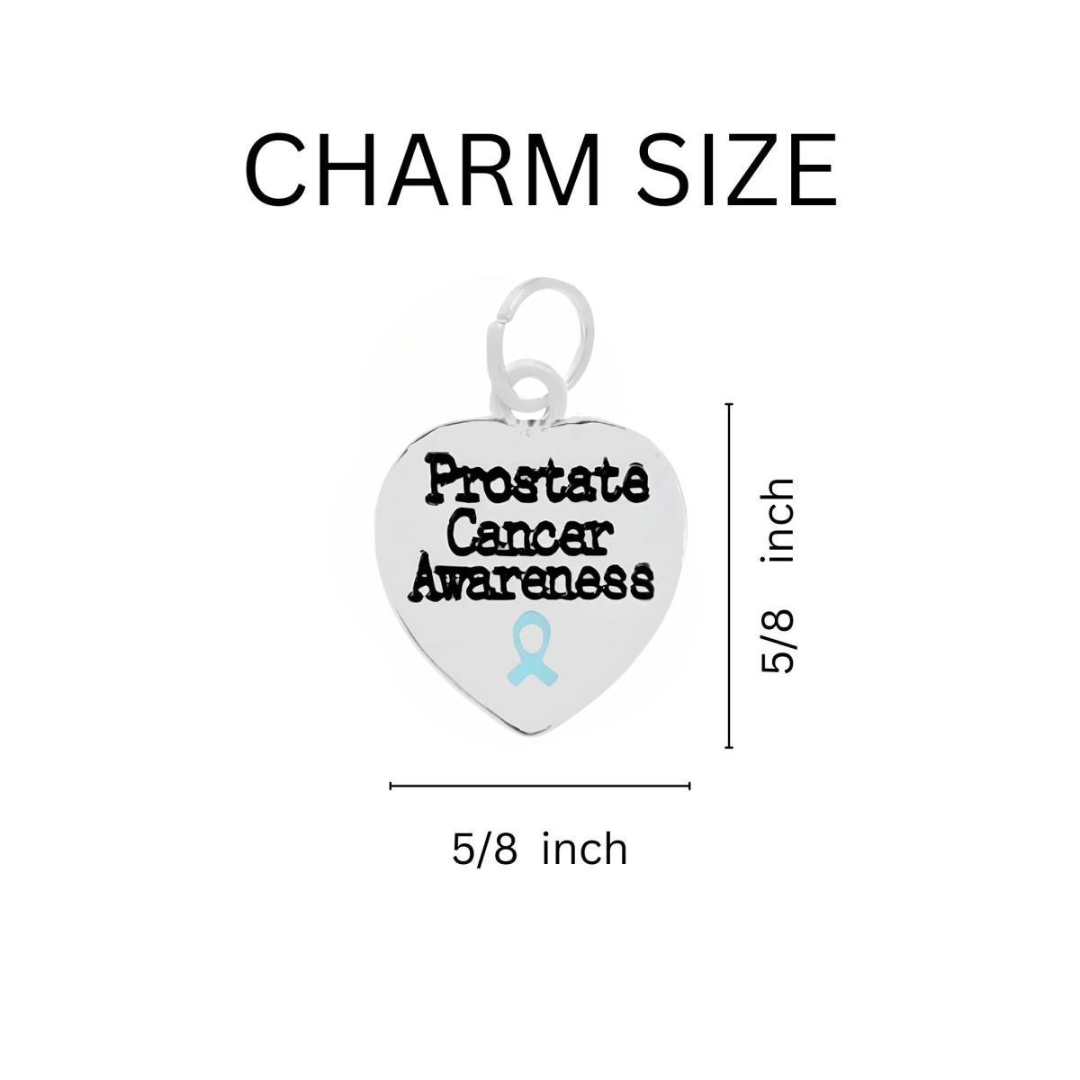 Prostate Cancer Awareness Heart Leather Bracelets - Fundraising For A Cause