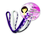 Purple Ribbon Stretch Headband Cards (1 Card with 2 Headbands) - Fundraising For A Cause