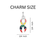 Puzzle Autism Ribbon Key Chains - Fundraising For A Cause