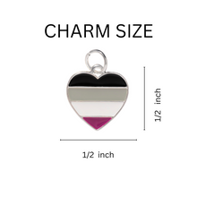 Load image into Gallery viewer, Cheap Asexual Heart Key Chains in Bulk - Fundraising For A Cause
