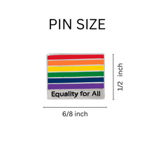 Load image into Gallery viewer, Equality For All Rainbow Pins