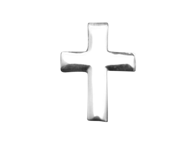 Small Silver Cross Lapel Pins