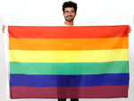 Rainbow 3 Feet by 5 Feet Nylon PRIDE Flag - Fundraising For A Cause