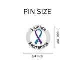 Round Suicide Awareness Pins - Fundraising For A Cause