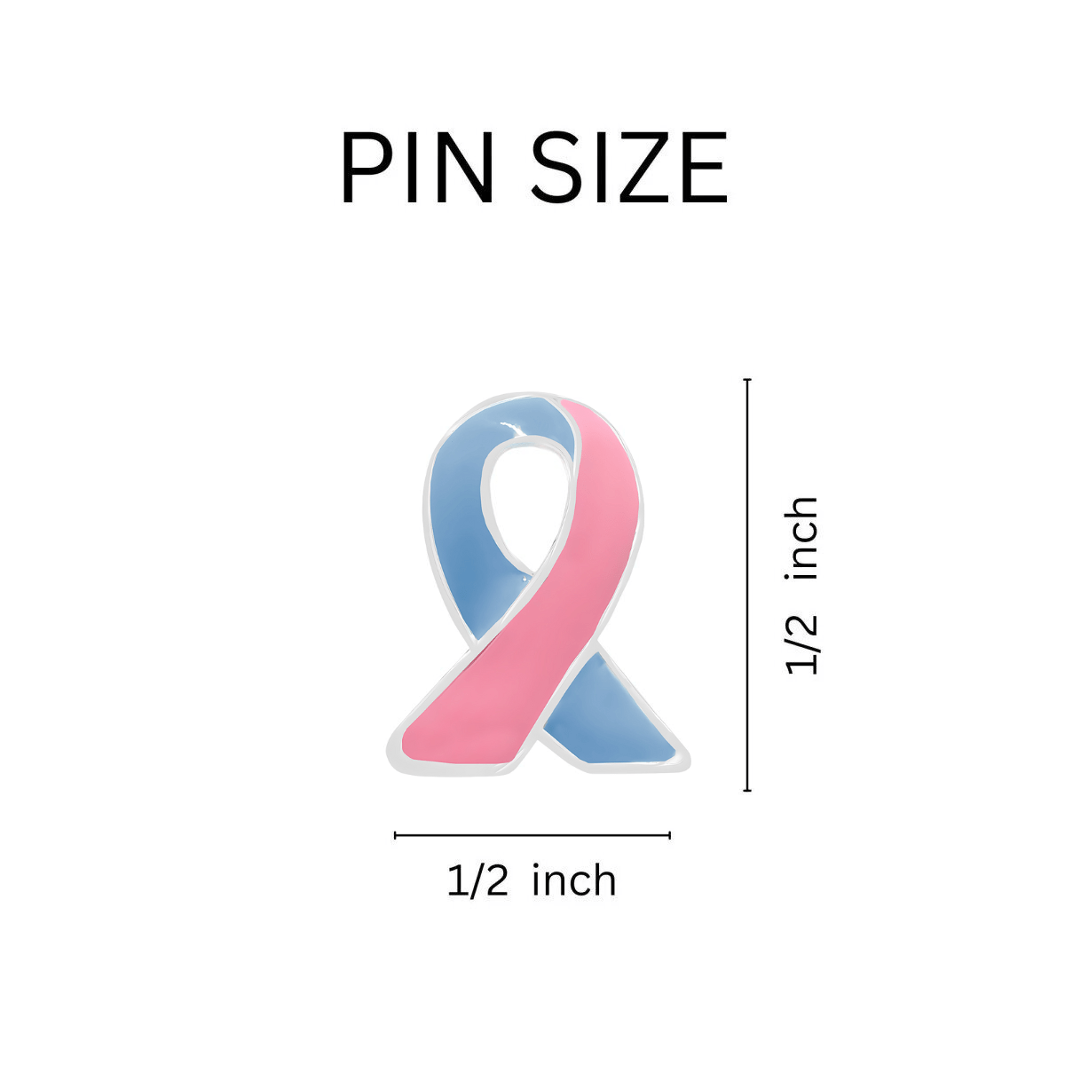SIDS Awareness Lapel Pins for infant death, miscarriage, male breast cancer - Fundraising For A Cause