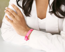 Load image into Gallery viewer, Breast Cancer Pink Camouflage Silicone Bracelet Wristbands Fundraising For A Cause