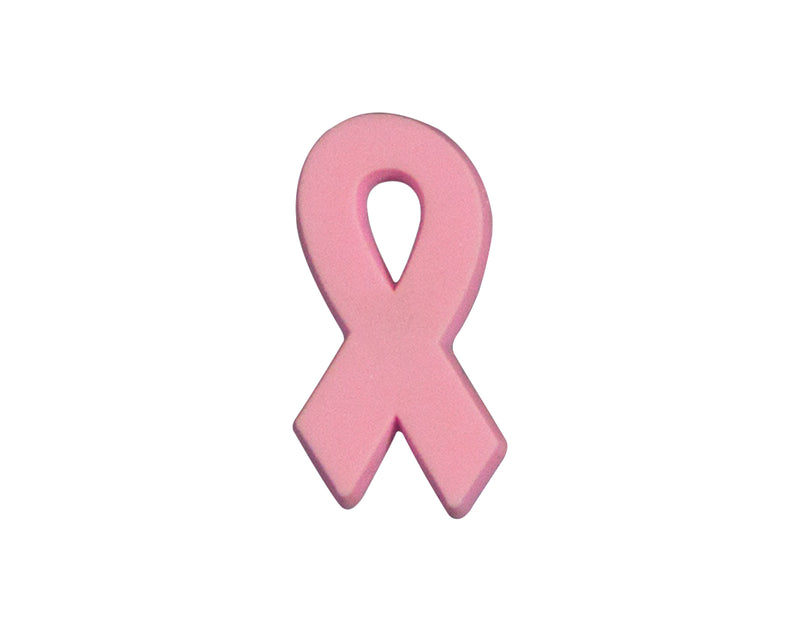 Pink Breast Cancer Silicone Ribbon Pins, Cheap Breast Cancer Pins