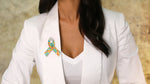 Satin Autism Awareness Ribbon Pins - Fundraising For A Cause