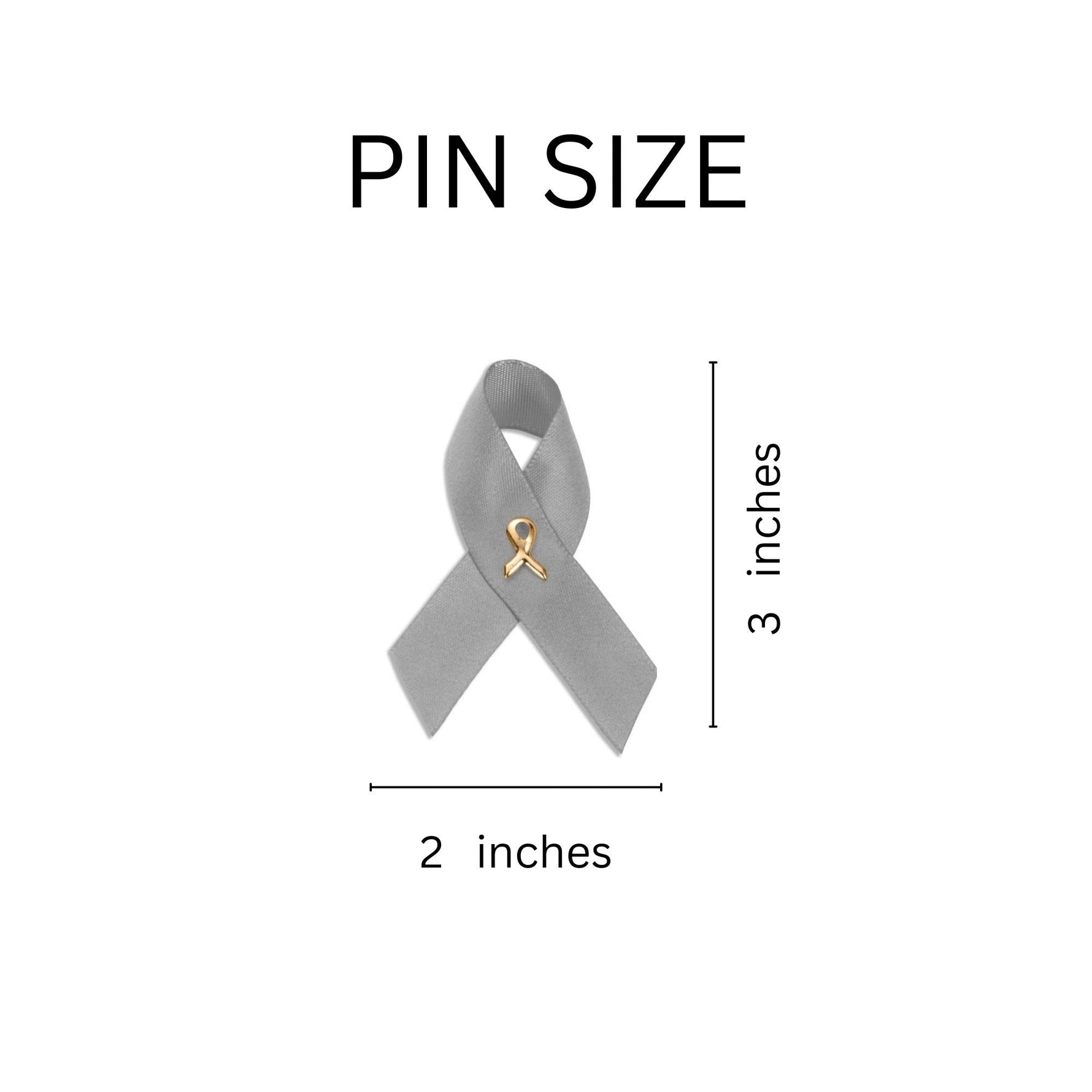 Diabetes Awareness Satin Ribbon Pins - Fundraising For A Cause