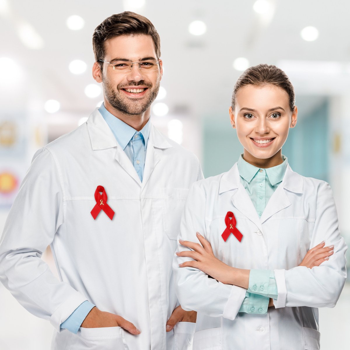 Satin Red Ribbon Drug & Alcohol Prevention Pins - Fundraising For A Cause