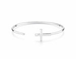 Silver Cross Bangle Bracelets - Fundraising For A Cause