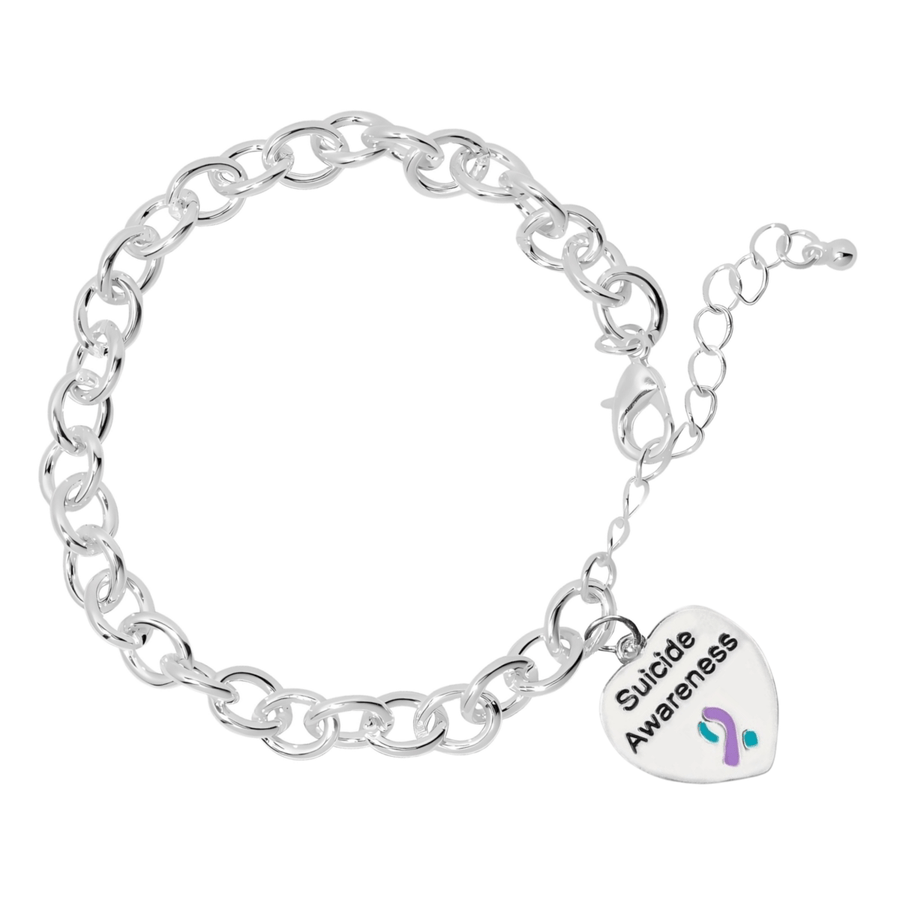 Suicide Awareness Chunky Charm Bracelets - Fundraising For A Cause
