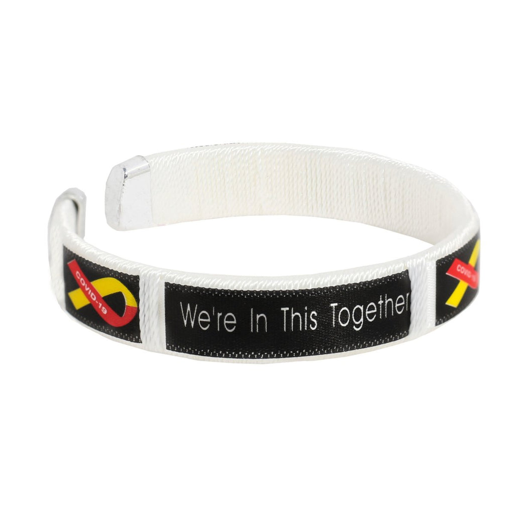 We're In This Together Coronavirus (COVID - 19) Awareness Bangle Bracelets - Fundraising For A Cause