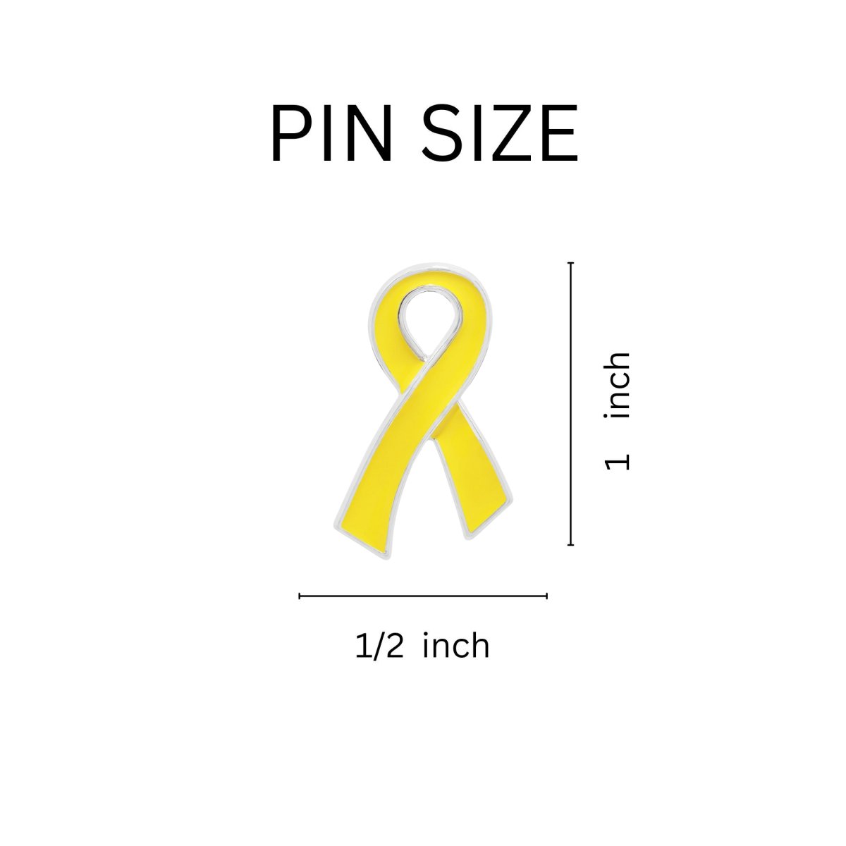 Yellow Ribbon Pins - Fundraising For A Cause