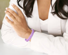 Load image into Gallery viewer, Adult Lavender Silicone Bracelet Wristbands - Fundraising For A Cause