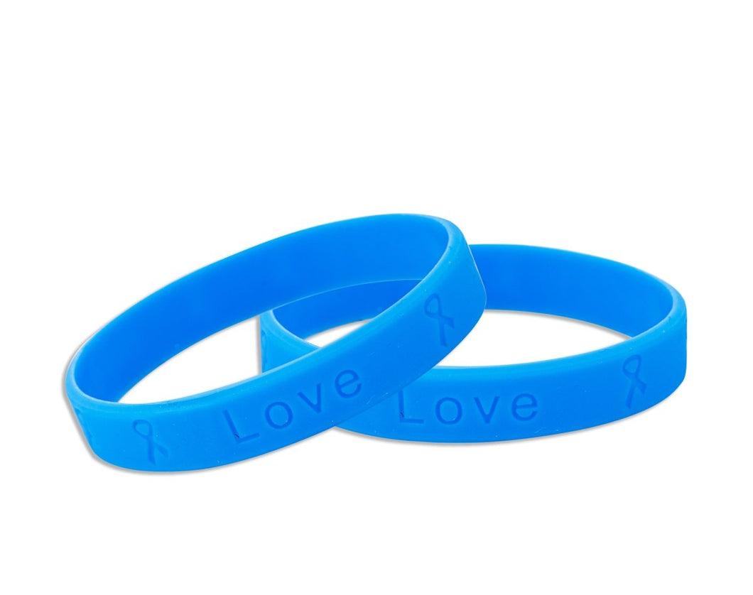 Adult Periwinkle Silicone Bracelet Wristbands - Fundraising For A Cause