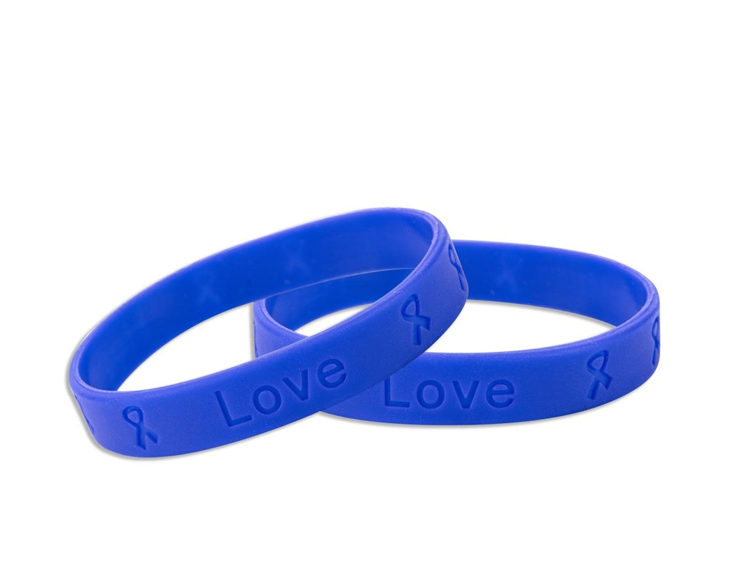 Adult Violet Silicone Bracelet Wristbands - Fundraising For A Cause