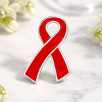 AIDS HIV Awareness Ribbon Pins - Fundraising For A Cause