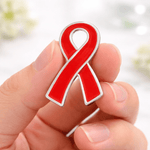 AIDS HIV Awareness Ribbon Pins - Fundraising For A Cause