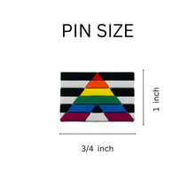 Load image into Gallery viewer, Ally Rectangle Flag Silicone Pins - Fundraising For A Cause