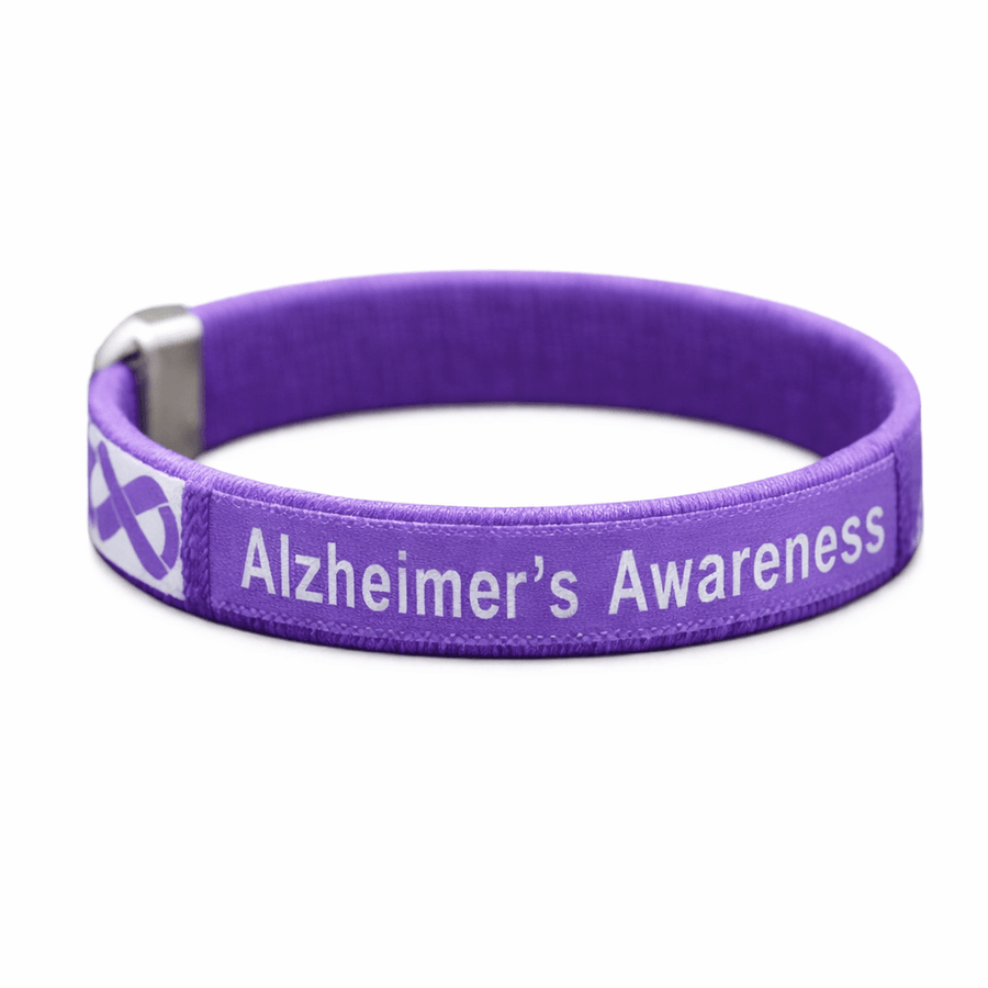 Alzheimer's Disease Awareness Bangle Bracelets - Fundraising For A Cause